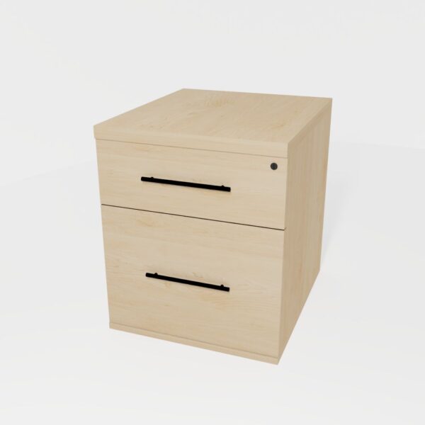 Mobile Pedestal, 1 Drawer, 1 Filer