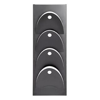Wall Mounted, D-Line Magazine Holder
