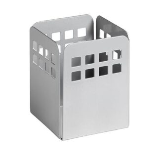 Square Punch Steel Pencil Cup