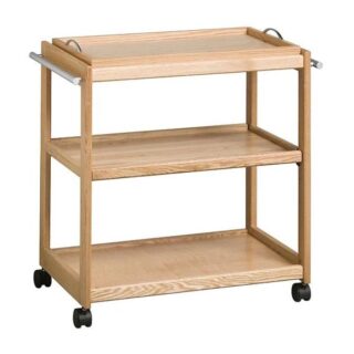 Contract Wooden Tea Trolley With Removable Butler's Tray