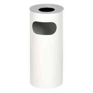 Stainless Steel Standing Ashtray Litter Bin Solid