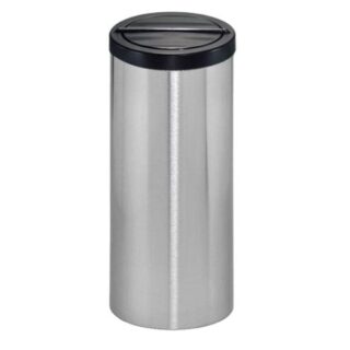 Innovation Stainless Steel Standing Litter Bin, With Plastic Swivel Lid