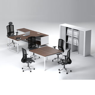 Switch Desk with Side Storage